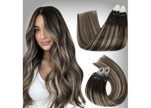 Extensii Microring Russian Hair Balayage #2/17/2